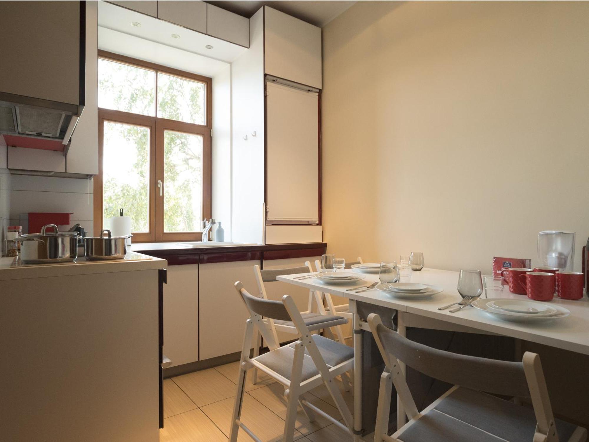 Midcentury Modern, Quiet, 40M Studio With Bath Riga Exterior photo