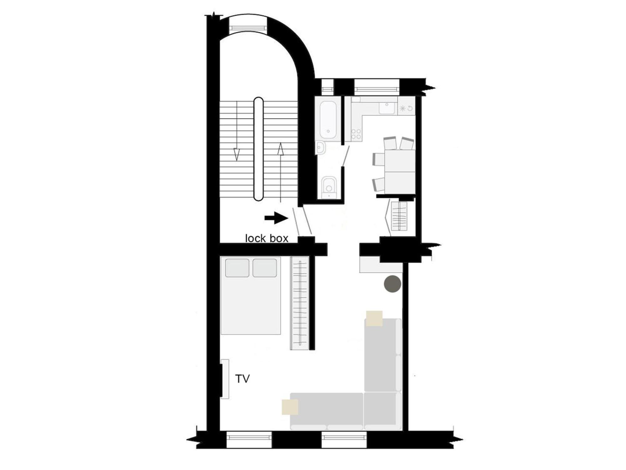 Midcentury Modern, Quiet, 40M Studio With Bath Riga Exterior photo